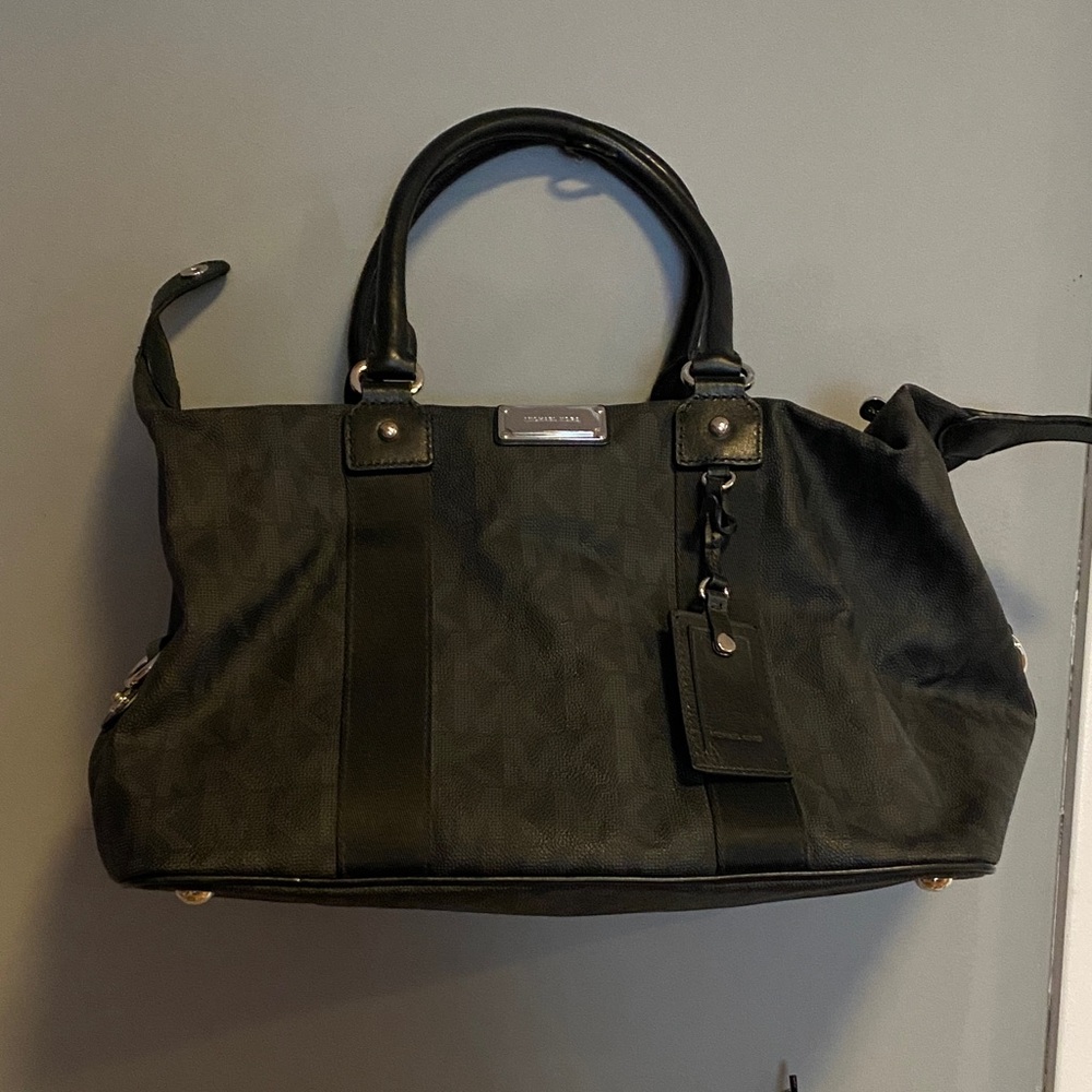 Michael Kors Black mini duffle
